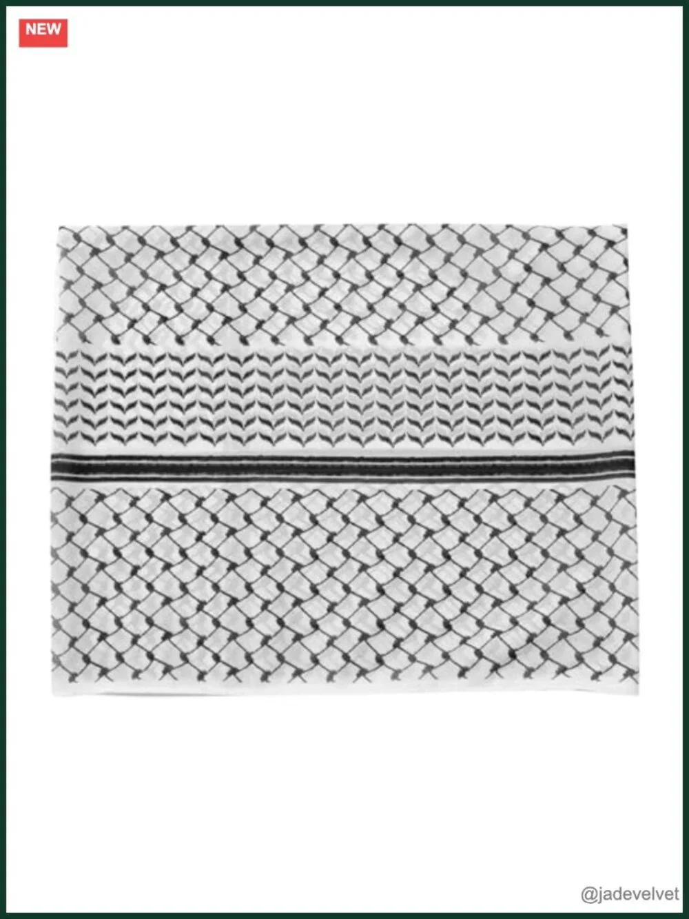 Keffiyeh Scarf Long Chiffon Printed Hijab Muslim Women's Shawl